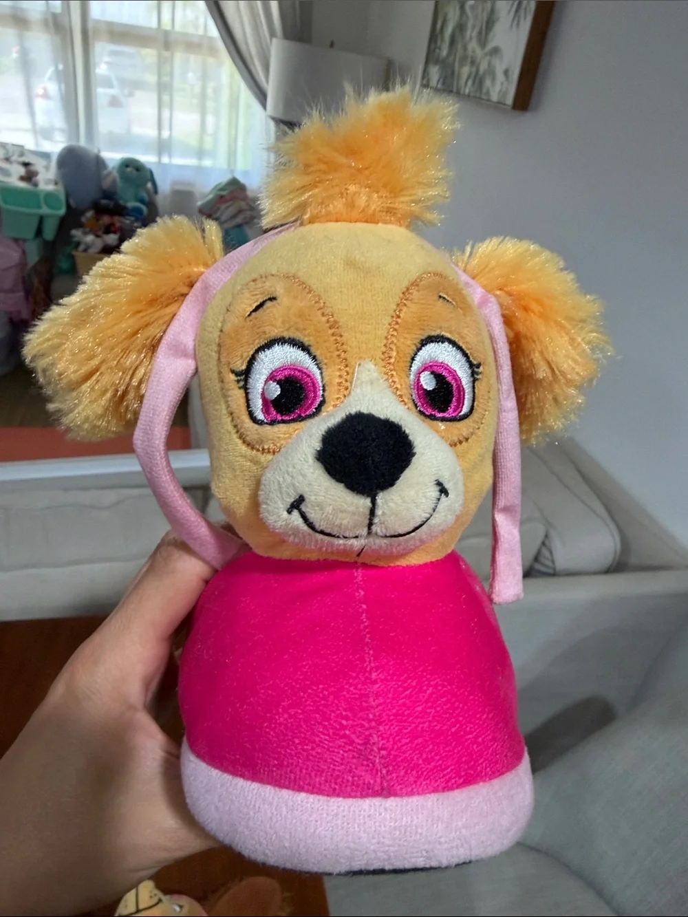 Paw Patrol Skye and Liberty Plush Kids Slippers